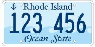 Rhode Island License Plate Design 5